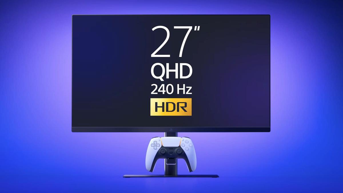 Monitor 27 Inci 240Hz PlayStation dengan Pengait Charger DualSense Diperkenalkan