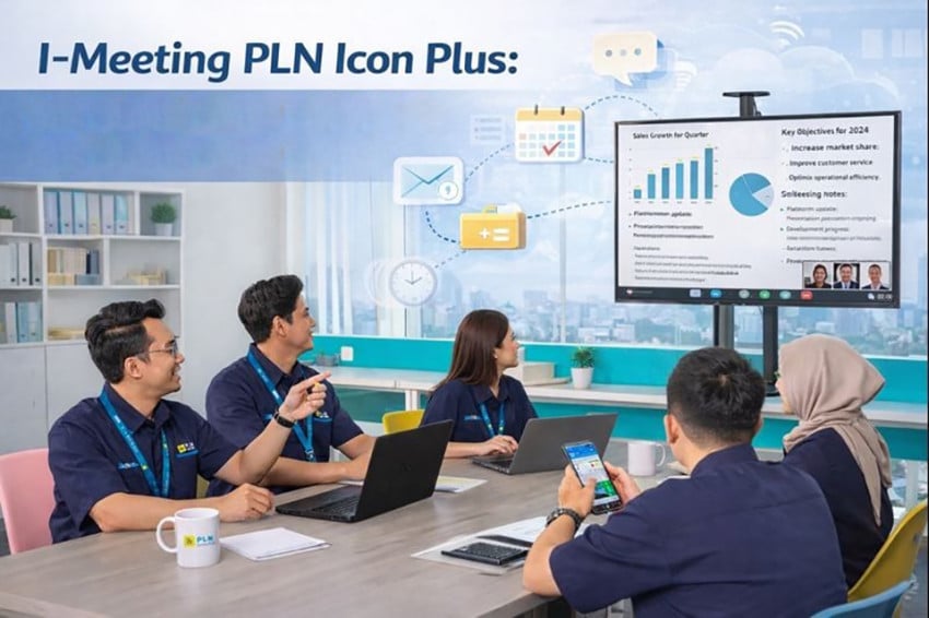 Koordinasi Kerja Efektif melalui I-Meeting PLN Icon Plus